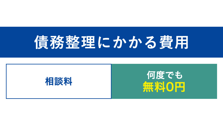 債務整理にかかる費用